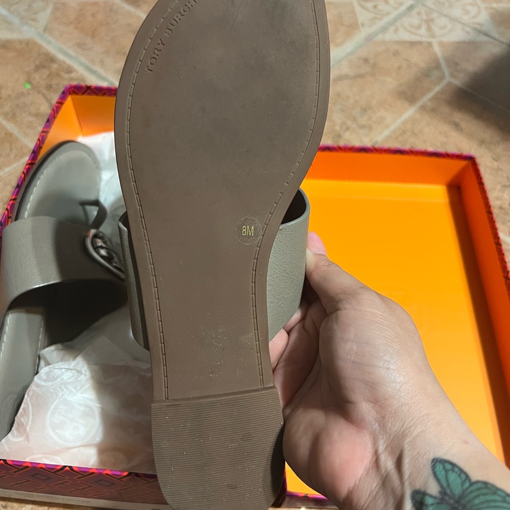 Tory Burch Women's Gray Mules